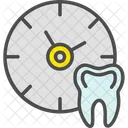 Dental Appointment Dental Clock Icon