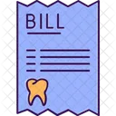 Dental Bill Dental Dentist Icon