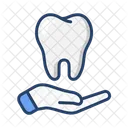 Tooth Hand Dental Icon