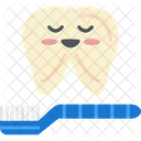 Dental Care Tooth Cross Icon