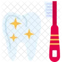 Dental Care Tooth Cross Icon