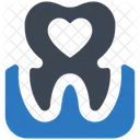 Heart Dental Care Care Icon