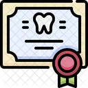 Dental Certificate  Icon