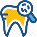 Dental Checkup Magnifier Icon