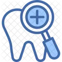 Dental Checkup Dentist Loupe Icon