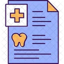 Dental Checkup Report Invoice Icon