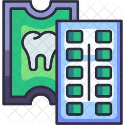 Dental Chewing Gum  Icon