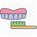 Dental Clean Dental Treatment Toothpaste Icon