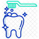 Dental Cleaning Teeth Cleaning Toothbrush Icon