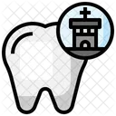 Dental Clinic Architecture City Icon