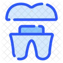 Dental Crown Denture Surgery Icon