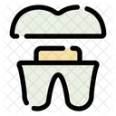 Dental Crown Denture Surgery Icon