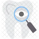 Dental Examination Tooth Analysis Dental Care Icon