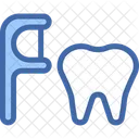 Dental Floss Tools And Utensils Health Care Icon