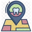 Dental Hospital Location Dental Location Dentist Location Icon