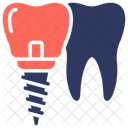 Dental Implant Tooth Dentist Icon