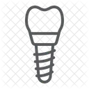 Tooth Implant Implantation Icon