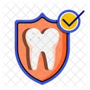 Dental Insurance Medical Protection Coverage Icon
