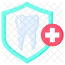 Dental Insurance Tooth Shield Icon