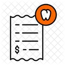 Dental Invoice Dental Bill Icon