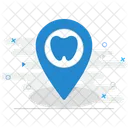 Dental Location Tooth Clinic Icon