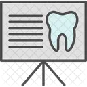 Dental Presentation Tooth Presentation Presentation Icon