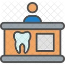 Dental Reception Front Desk Reception Icon