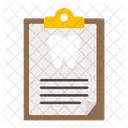 Dental Tooth Record Icon