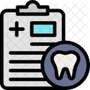 Dental Record Dental Report Diagnosis Icon