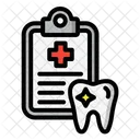 Dental Record Treatment Dental Care Icon