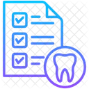 Dental Records Medical Report Tooth Icon