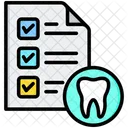 Dental Records Medical Report Tooth Icon