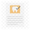 Dental Oral Report Icon