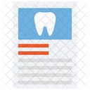 Dental Report Medical Report Dental Checkup Icon