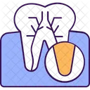 Dental Root Canal Treatment Weak Teeth Icon