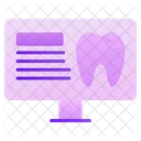 Dental Scan Medical Clinic Icon
