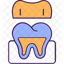 Dental Treatment Tooth Cap Crown Icon