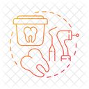 Dental waste  Icon