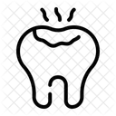 Dente quebrado  Ícone