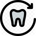 Reciclagem de dente  Ícone