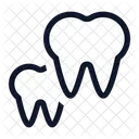 Co Dentes Dentes Dentarios Ícone