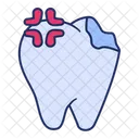 Dentes Doente Sabedoria Ícone