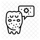 Insalubre Dente Criancas Ícone