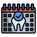 Dentist Dental Calendar Icon