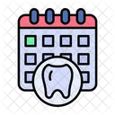 Dental Dentist Calendar Icon