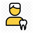 치과 의사 환자 치과 의사 구강 아이콘