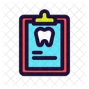 Dentist Document Record Icon