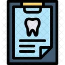 치과 의사 보고서  아이콘