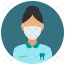 Dentista Mujer Avatar Icono