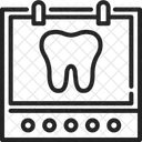 X Ray Dentaire Medical Icône